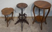 TWO AMERICAN ROCOCO STYLE OAK