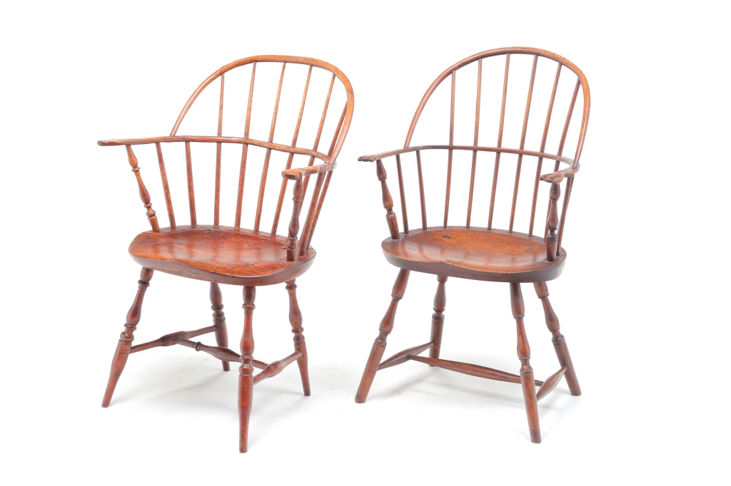 TWO AMERICAN SACKBACK WINDSOR