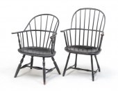 TWO AMERICAN SACKBACK WINDSOR