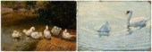 Two American School paintings: