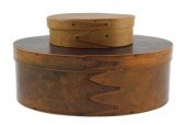 TWO AMERICAN SHAKER BENTWOOD O