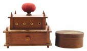 TWO AMERICAN SHAKER BOXES: SHA