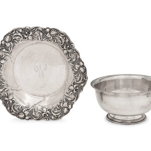 Two American Silver Bowls 20th