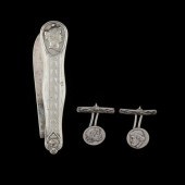 TWO AMERICAN SILVER MEDALLION