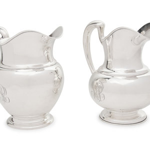 Two American Silver Water