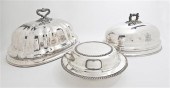 Two American Silverplate Cloch
