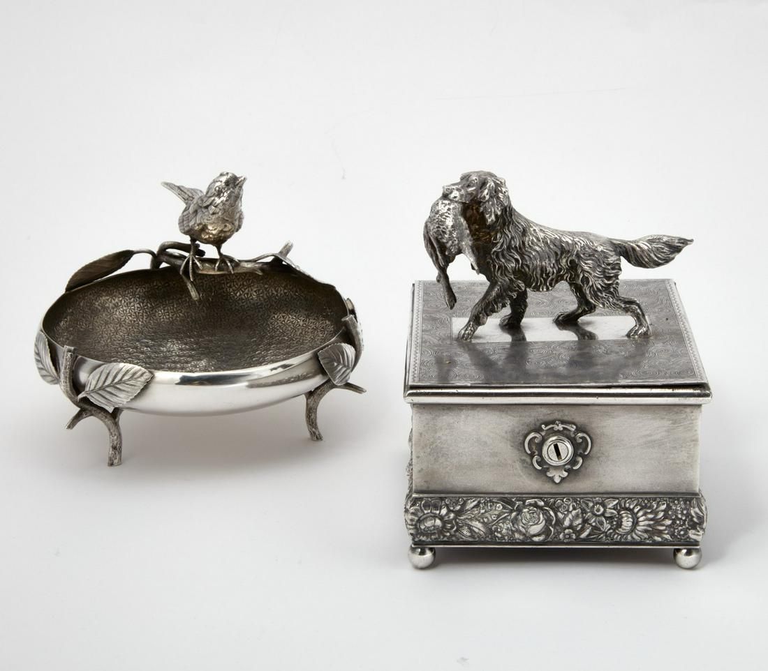 TWO AMERICAN SILVERPLATE