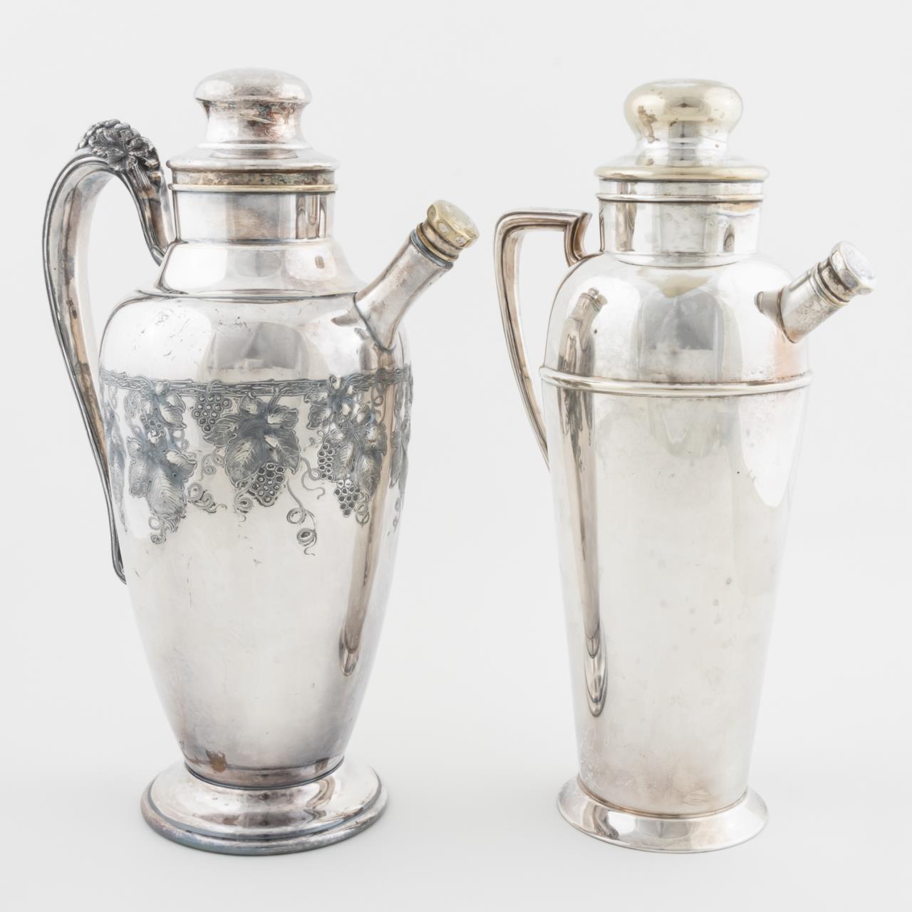 TWO AMERICAN SILVERPLATED