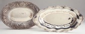 Two American Sterling Bread Tr