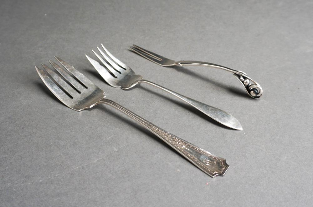 TWO AMERICAN STERLING SILVER AND