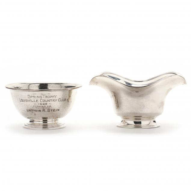 TWO AMERICAN STERLING SILVER