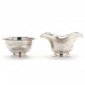 TWO AMERICAN STERLING SILVER B