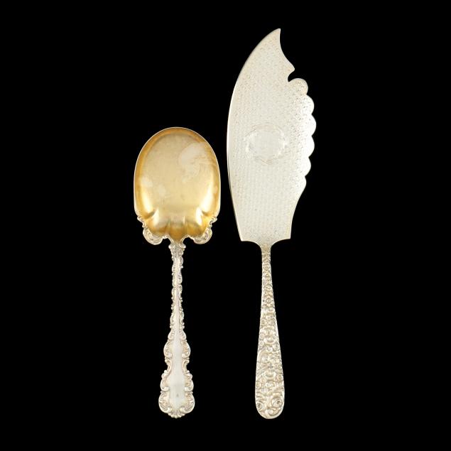 TWO AMERICAN STERLING SILVER