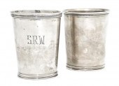 Two American Sterling Silver J