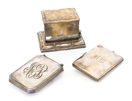 Two American Sterling Silver Pocket