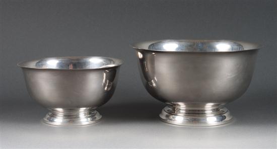 Two American sterling silver
