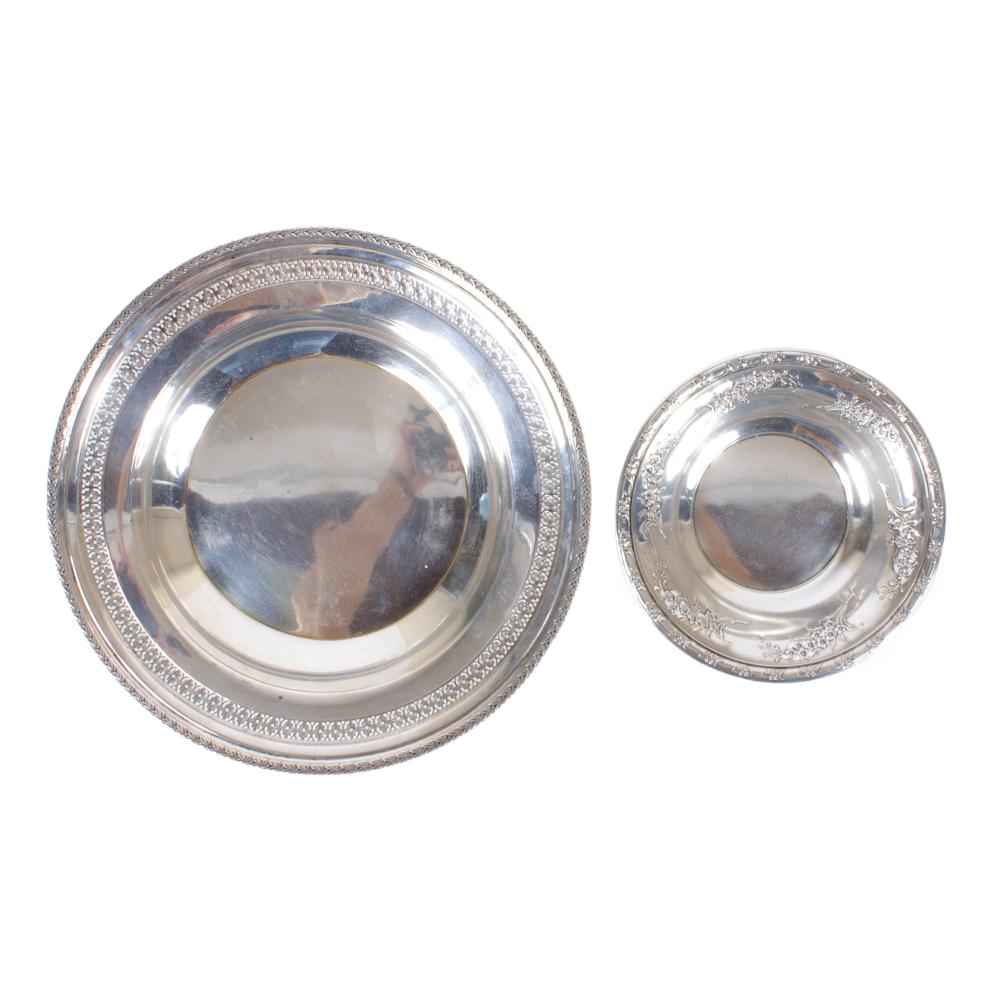 TWO AMERICAN STERLING SILVER