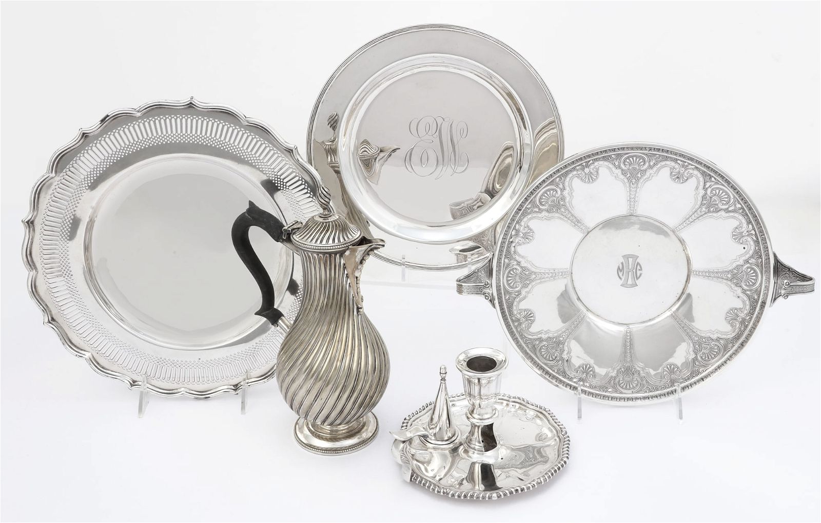 TWO AMERICAN STERLING SILVER