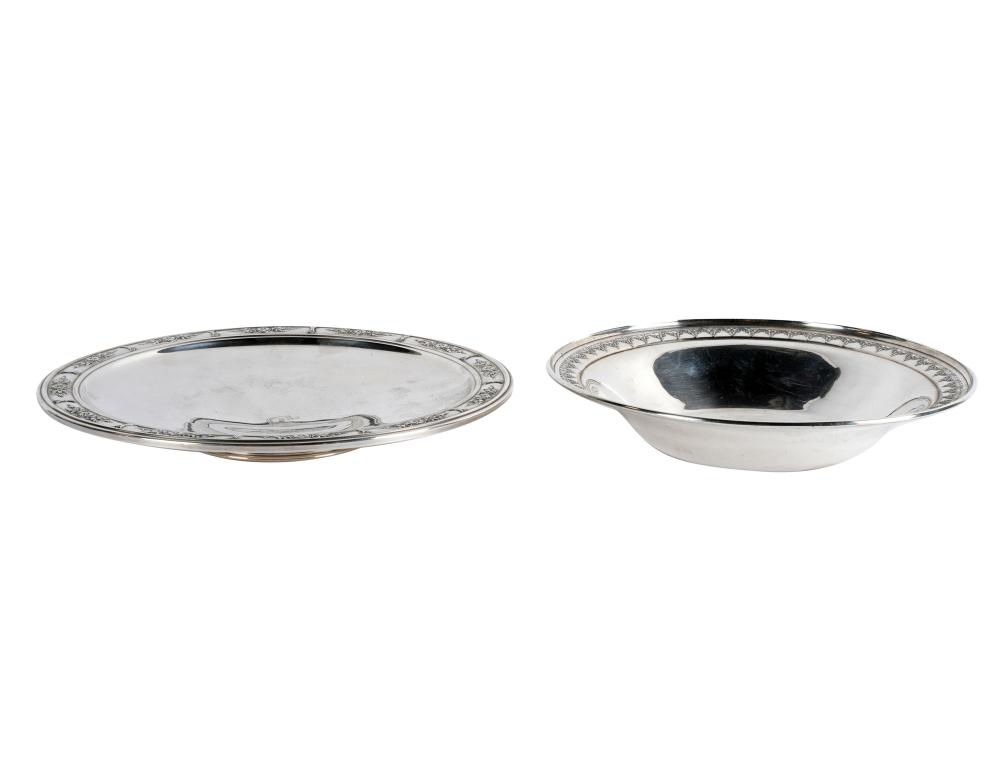TWO AMERICAN STERLING TABLE