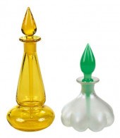 TWO AMERICAN STEUBEN GLASS PER