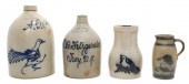 Two American Stoneware Jugs ea