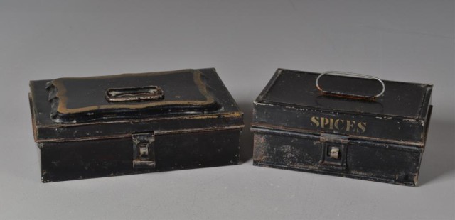 Two American Tin Spice