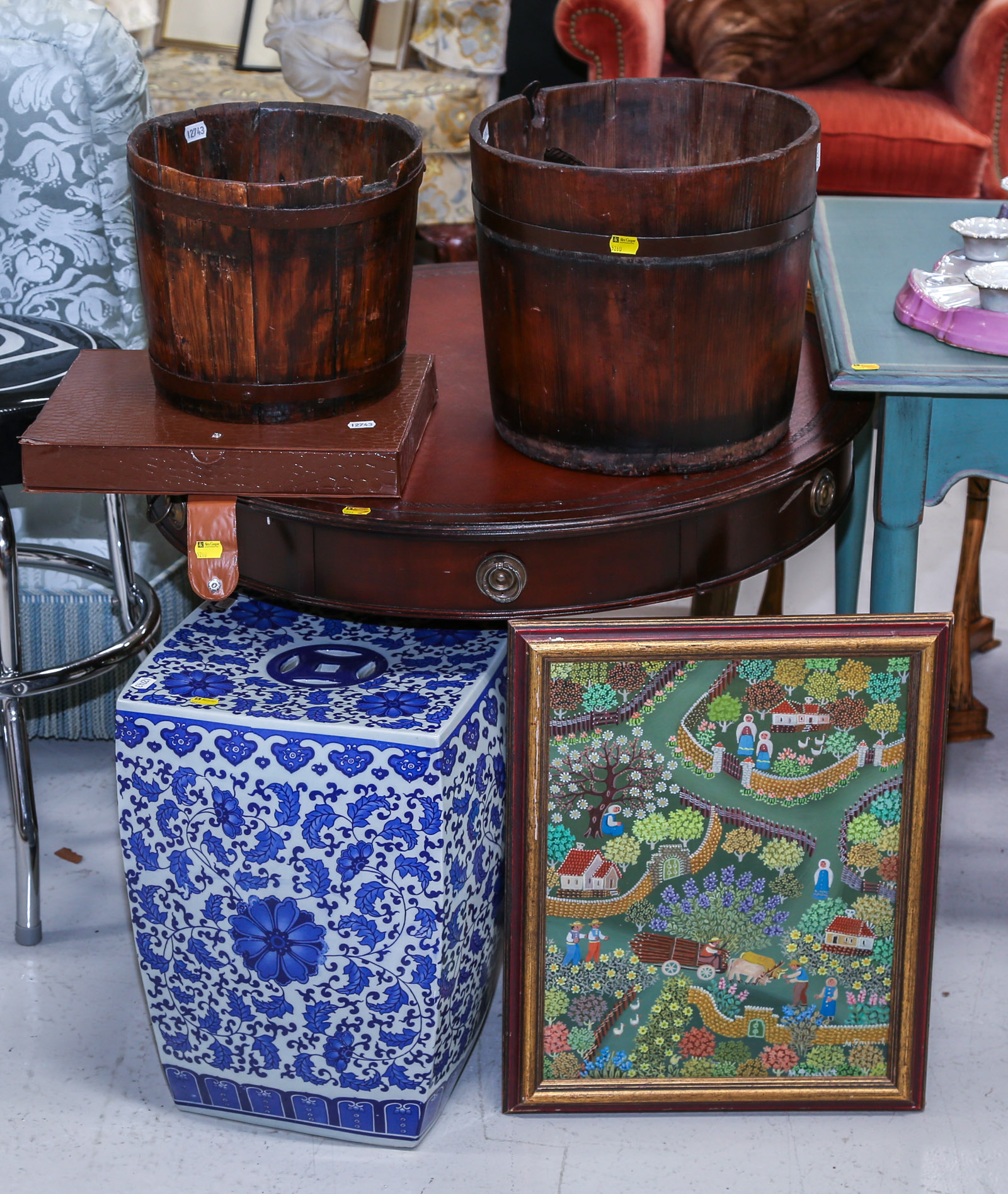 TWO AMERICAN VERNACULAR STAVE