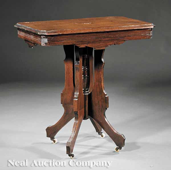 Two American Victorian Walnut