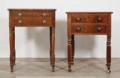 TWO AMERICAN WORK TABLESTwo Am