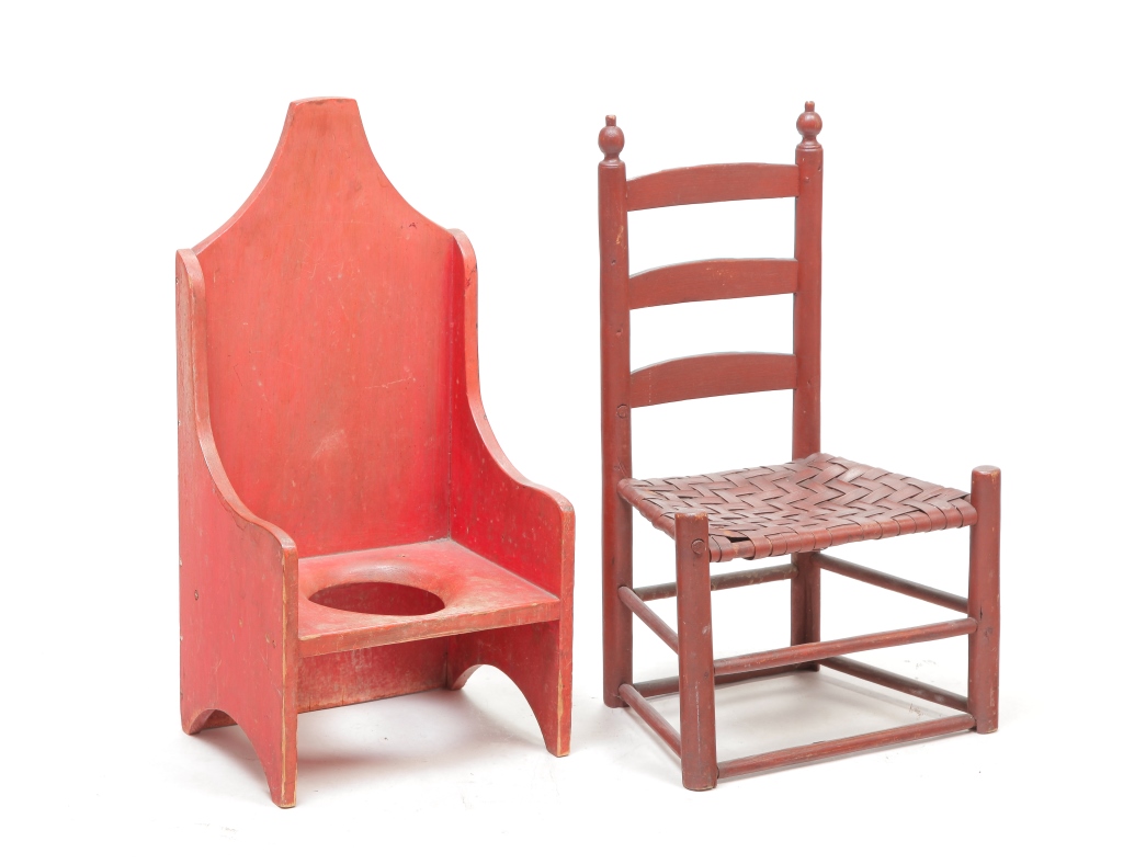 TWO AMERICAN YOUTH CHAIRS.