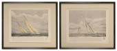 TWO AMERICA'S CUP PRINTS AFTER