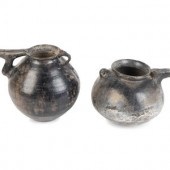 Two Amlash Grey Ware Spouted V