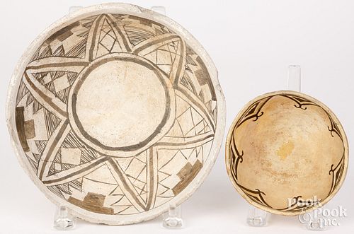 TWO ANASAZI INDIAN BOWLSTwo Anasazi