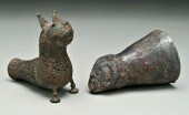 Two ancient objects, cat, ram&
