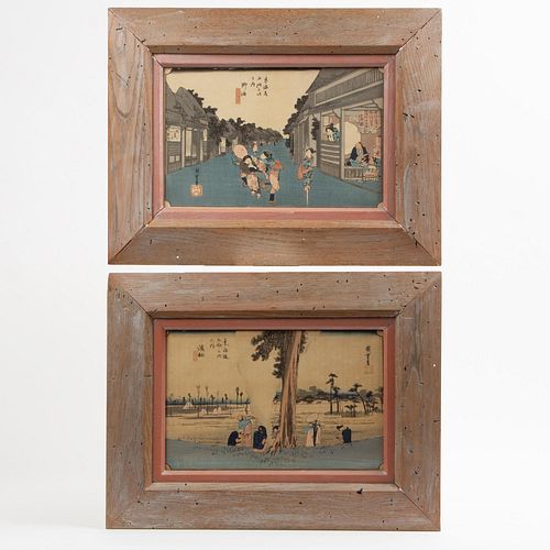 TWO ANDO HIROSHIGE COLOR