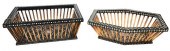 TWO ANGLO-INDIAN QUILL AND BON