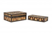 TWO ANGLO-INDIAN STYLE PORCUPI