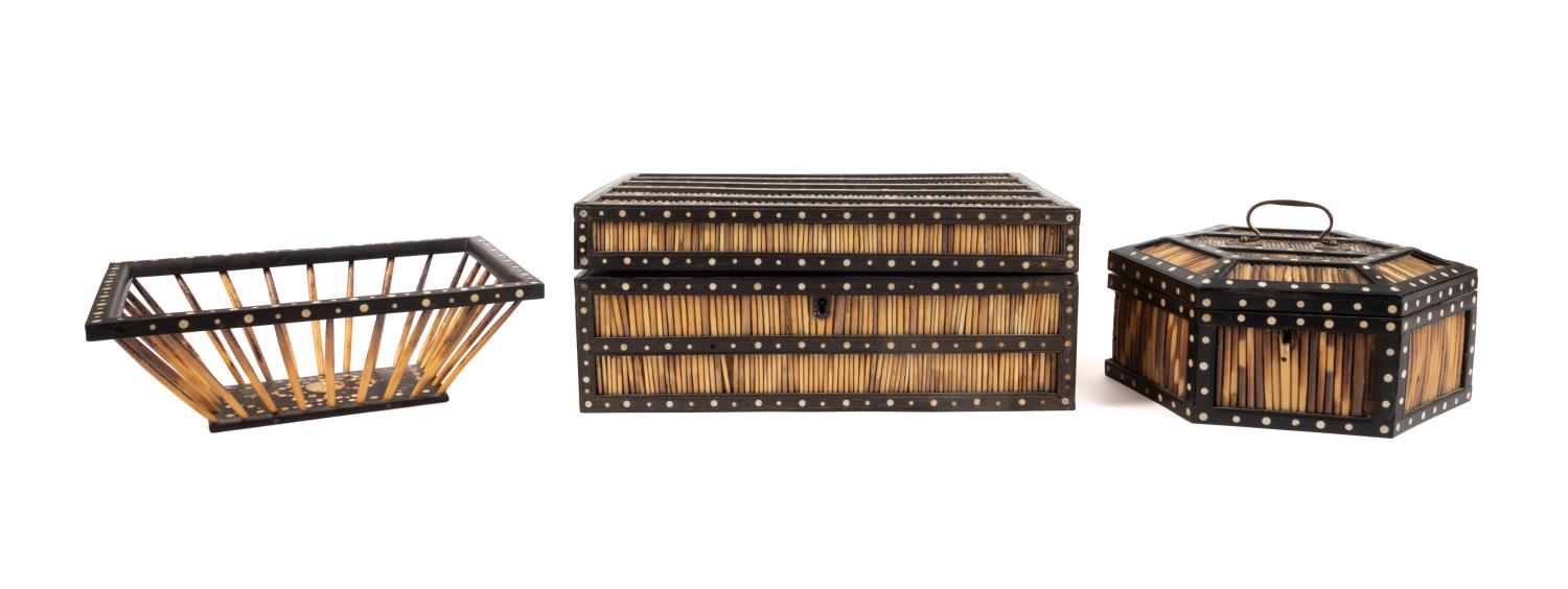 TWO ANGLO-INDIAN STYLE QUILL