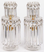 TWO ANGLO-IRISH CUT CRYSTAL CA