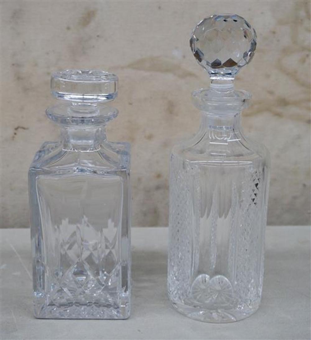 TWO ANGLO-IRISH CUT CRYSTAL