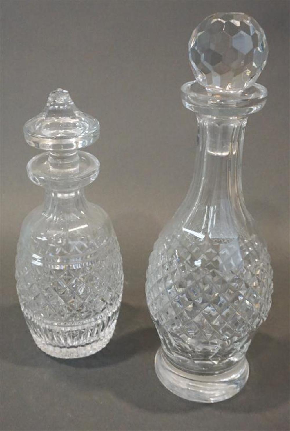 TWO ANGLO-IRISH CUT CRYSTAL