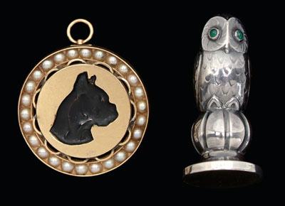 Two animal pins: Georg Jensen