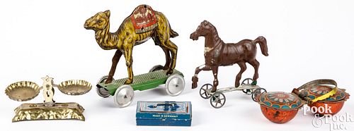 TWO ANIMAL TIN LITHOGRAPH PENNY