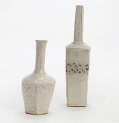 TWO ANN FLOCHE LONG NECKED CER