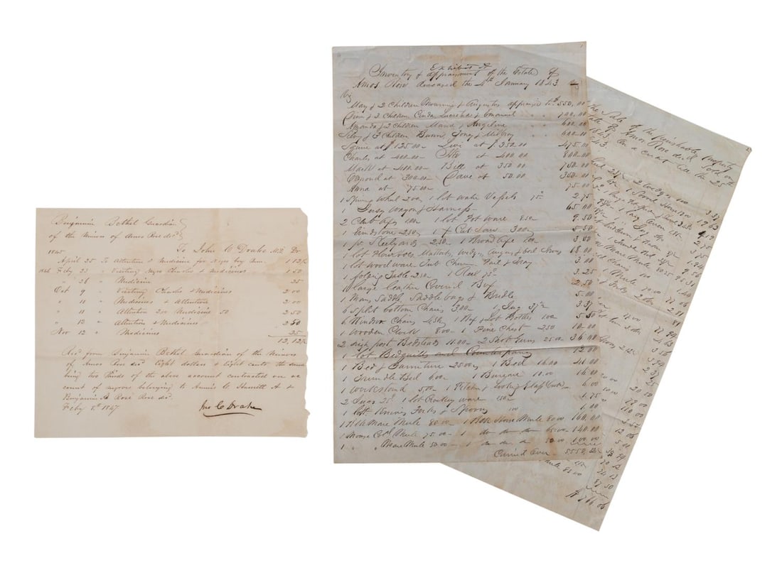 TWO ANTEBELLUM FAMILY DOCUMENTS