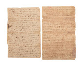 TWO ANTEBELLUM SLAVE DOCUMENTS