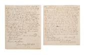 TWO ANTEBELLUM SLAVE SALE DOCU