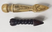TWO ANTIQUE 19TH CENTURY WHALE