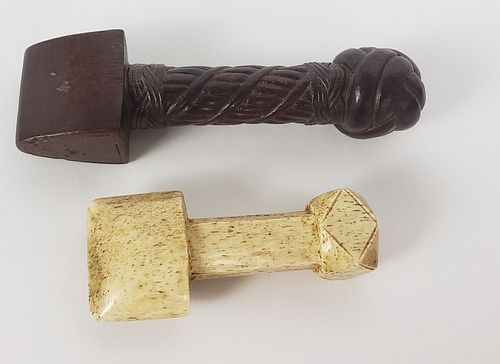 TWO ANTIQUE 19TH CENTURY
