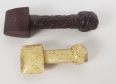 TWO ANTIQUE 19TH CENTURY WHALE